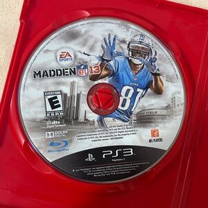 Madden NFL 13 PS3 Game - Red Case